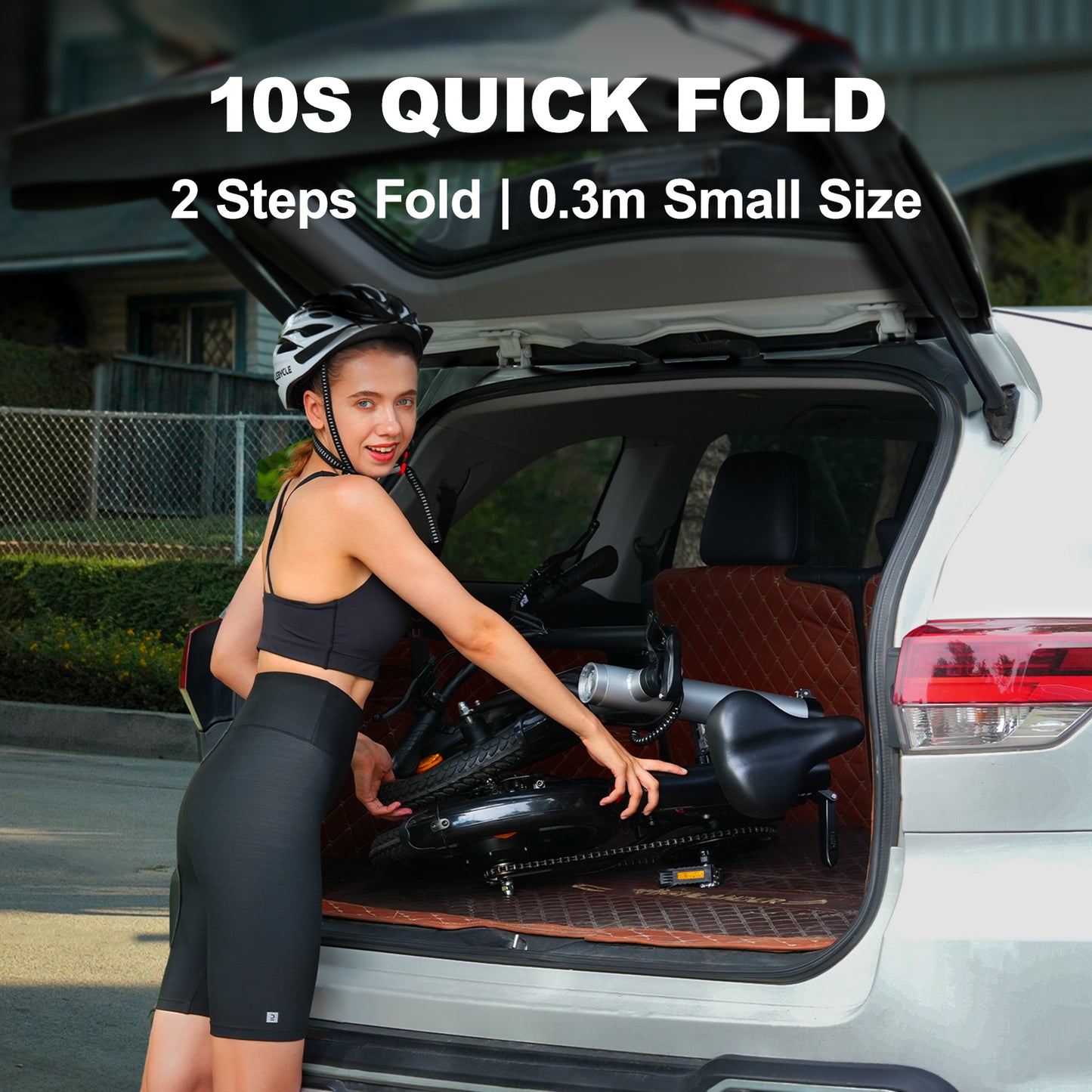 E-Bike Faltbar für Erwachsene 16" Elektrofahrrad Urban Bike 15-25km Modus ASSIST | A11