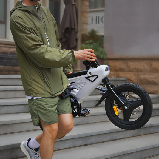 AVDL BIKE foldable e - bike, maximum speed 20 MPH,500 watt peak motor and portable, 14 - inch (about 35.6 cm) adult e - bike,36V and 6.4Ah lithium battery removable, 20 - mile (about 50.8 km)PAS range, foldable bike AD ult and teen. - #AVDLEU#