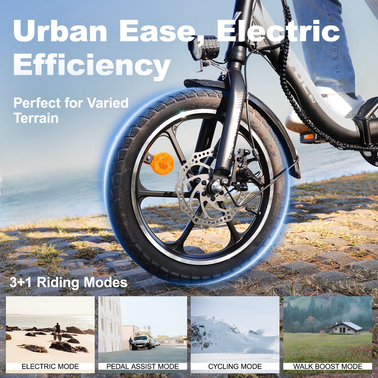 Foldable Electric Bike for Adults Urban Bikes Electric | AVDL A12