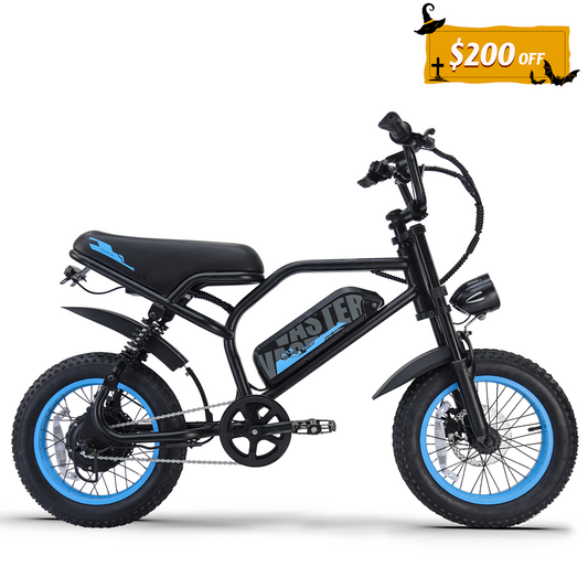 Electric Bike for Teenager 22 mph Ebike 20-45 Miles PAS Range, 36V12.8 Ah, 460Wh Larger Battery, 16'' Fat Tire Electric Bike|AVDLBIKE A13