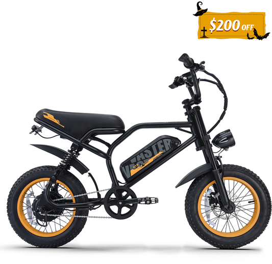 Electric Bike for Teenager 22 mph Ebike 20-45 Miles PAS Range, 36V12.8 Ah, 460Wh Larger Battery, 16'' Fat Tire Electric Bike|AVDLBIKE A13
