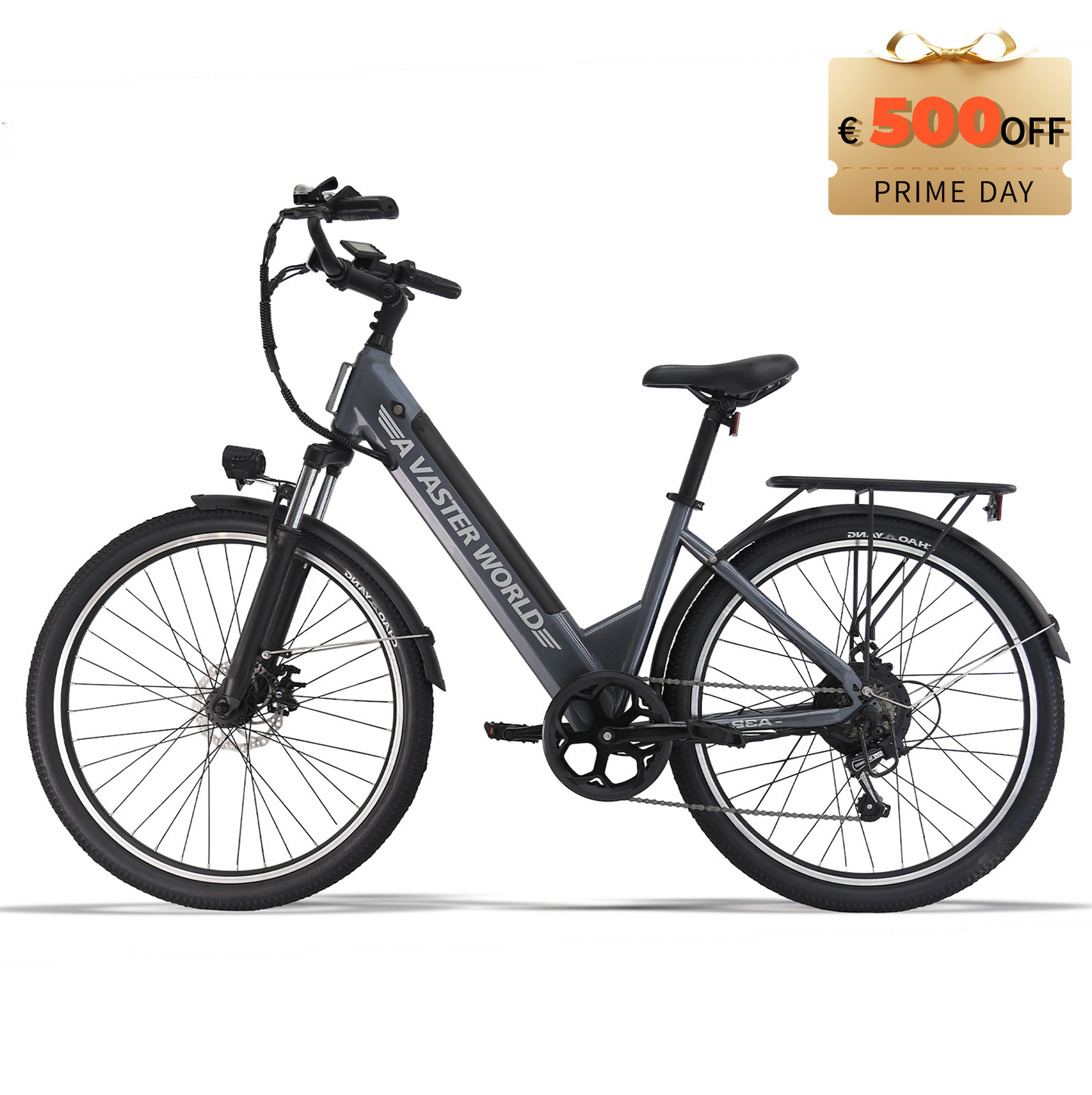AVDLBIKE A32 26" City Electric Bike for Adults – 250W, 48V 10.4Ah, Shimano 7-Speed
