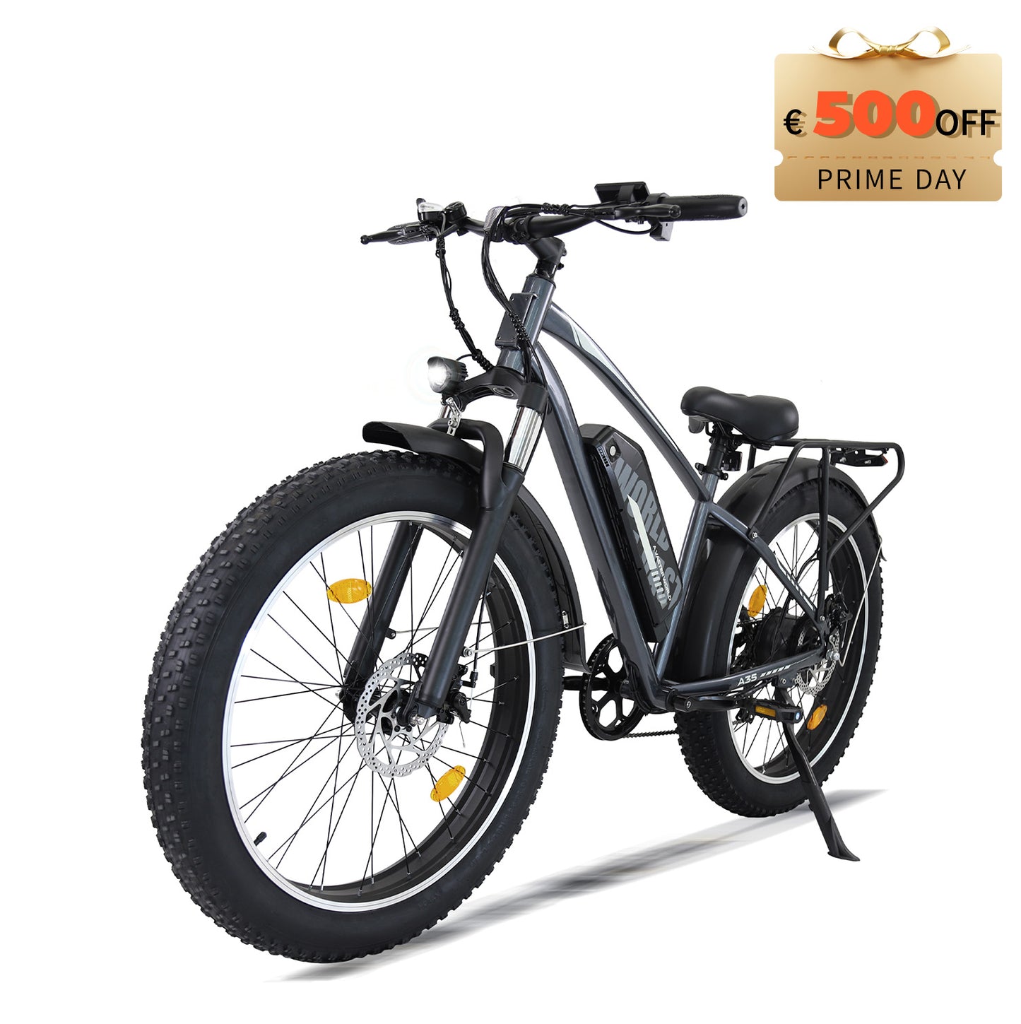 AVDLBIKE A35 Electric Fat Tire Bike | 26" x 4" | 250W Motor | 48V 15.6Ah | 70KM Range