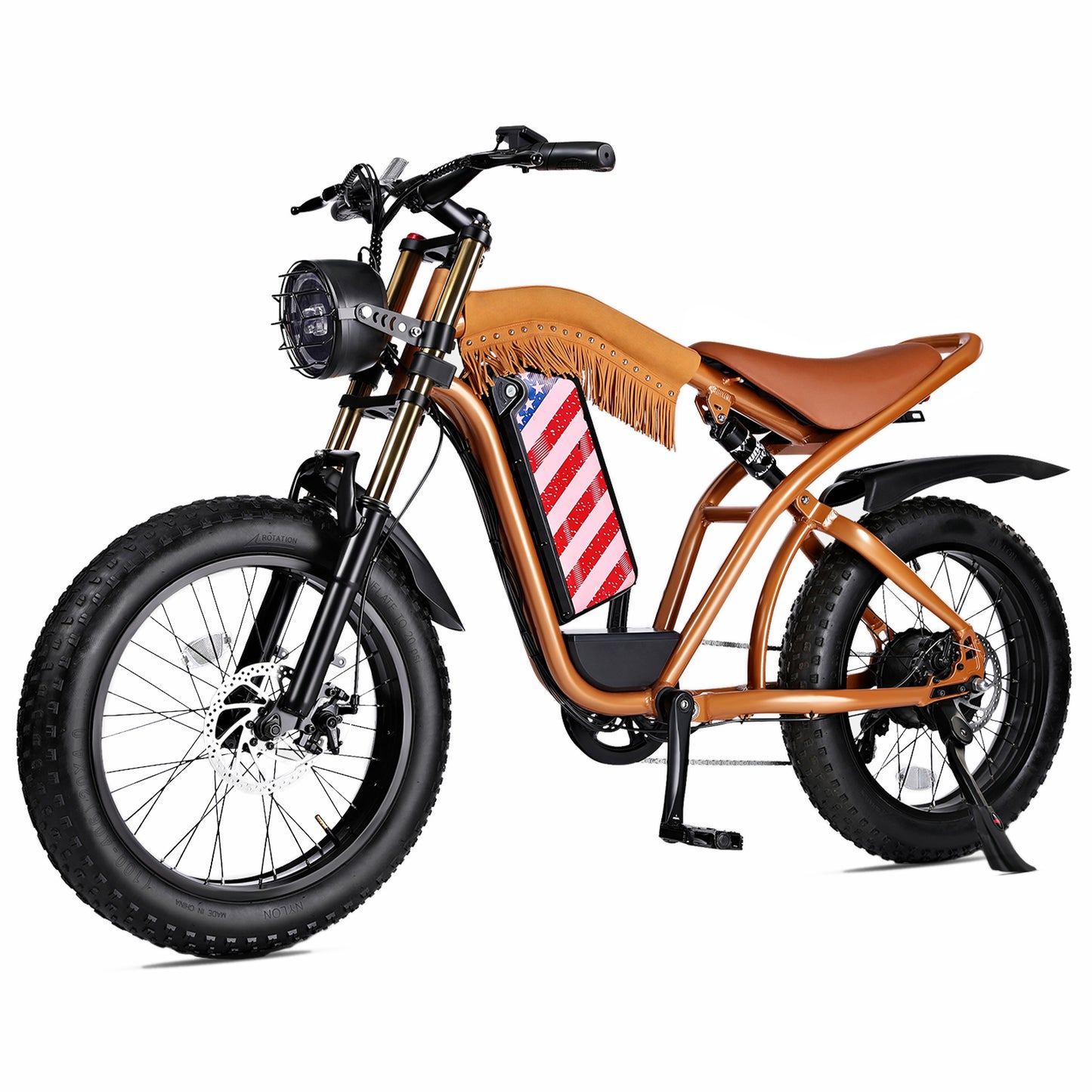 Electric Mountain Bike For Adults electric Fat Tire Ebike Aluminum 32 MPH Full Suspension Off-Road Ebike | AVDLBIKE A51