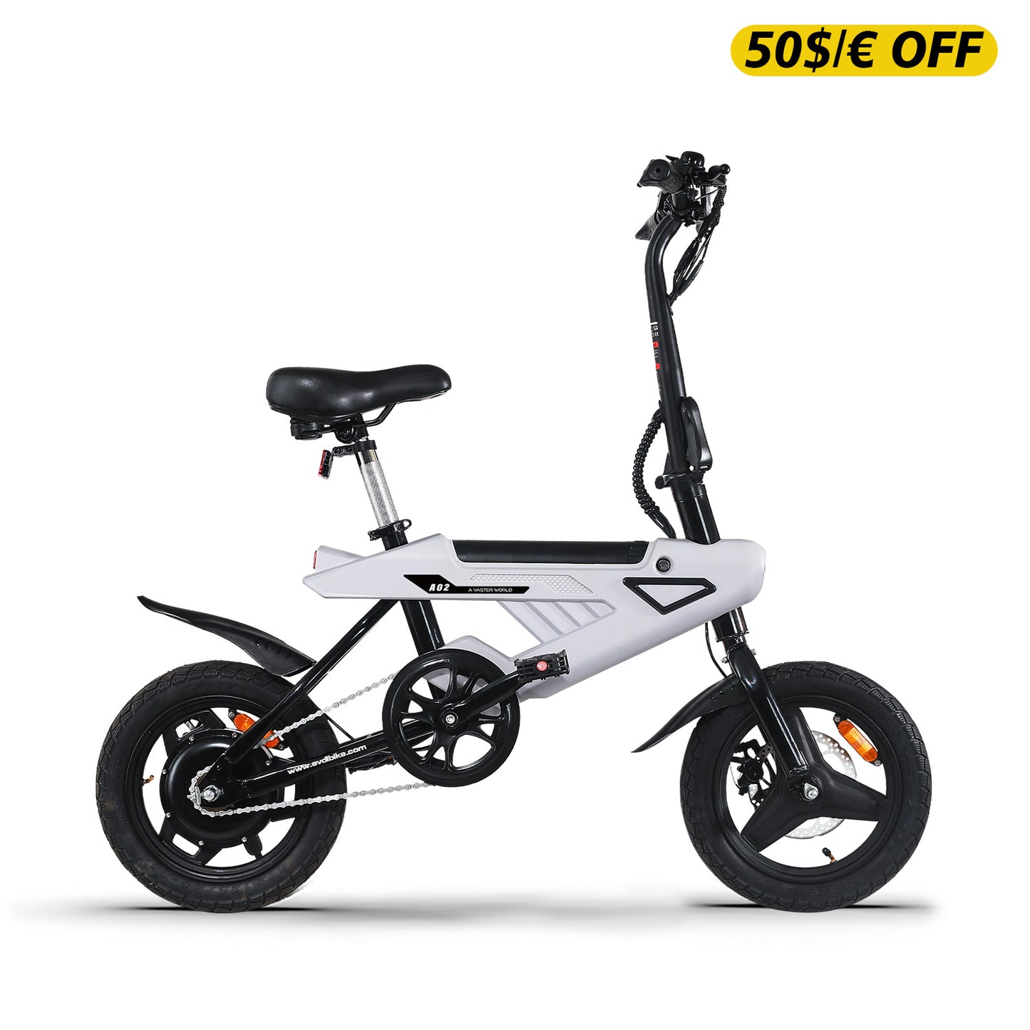 Foldable e-bike Mini Electric Bike for Adults Best Commuter Ebikes 18.5KG | AVDL A02