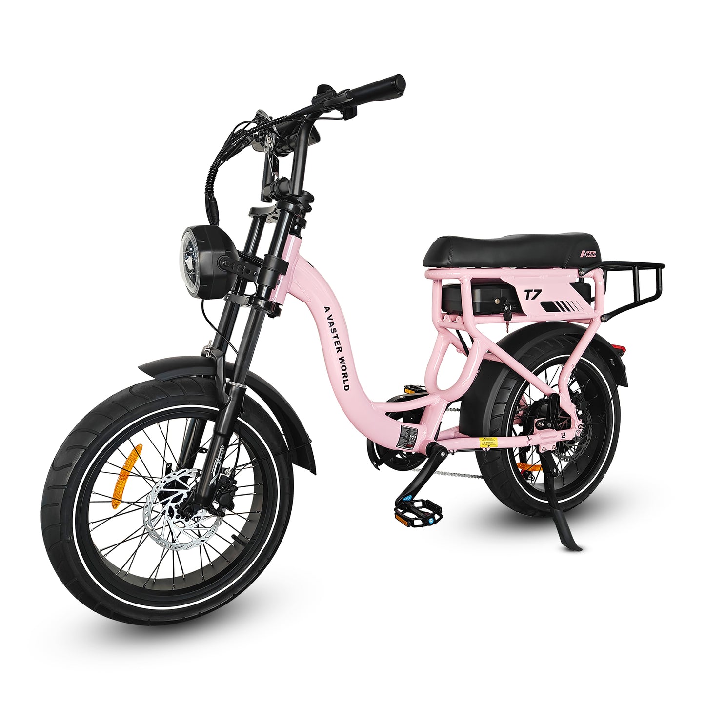 AVDLBIKE T7 Electric Bike | 20" x 4" Fat Tire | 250W | 48V 18Ah | 70KM Range | 25 km/h