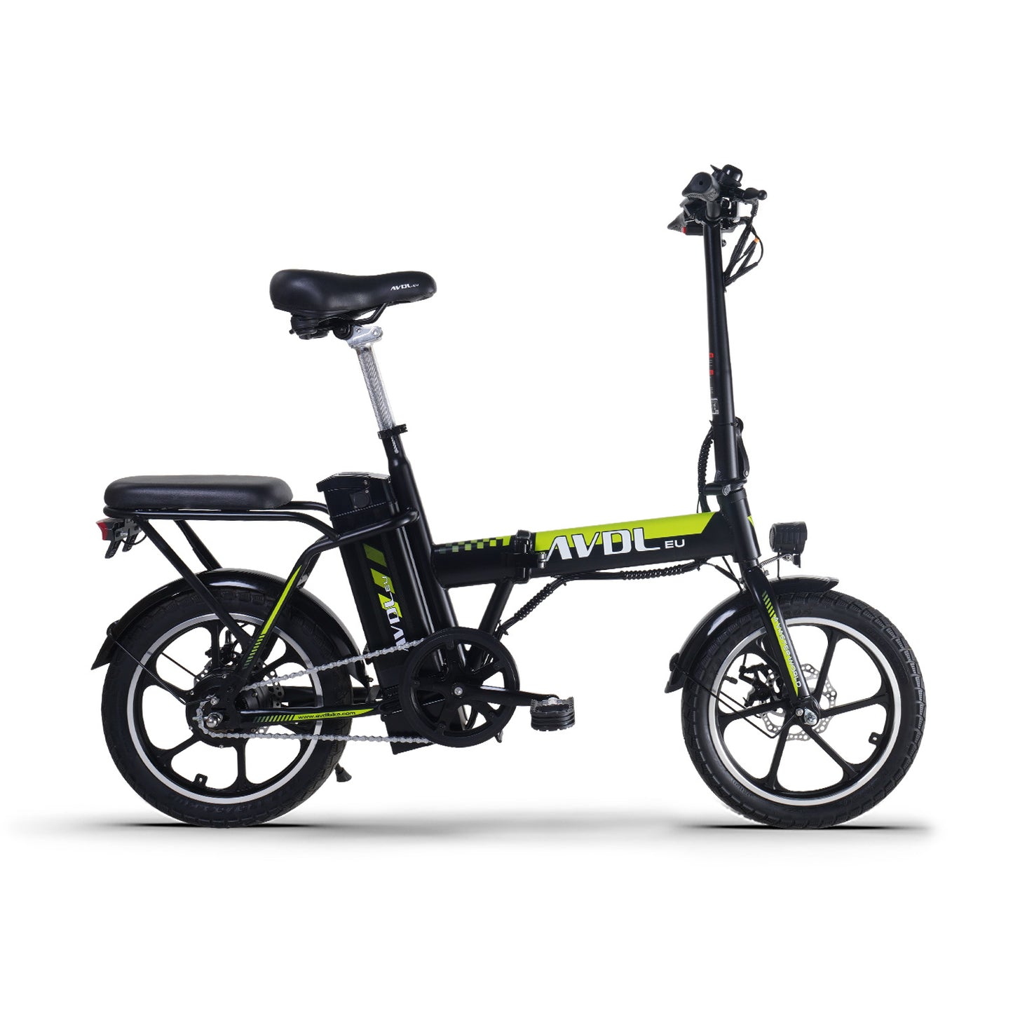 AVDLEU Foldable Electric Bike 16" - 250W - 25km/h, 11.4Ah/36V Removable Battery, 40 - 70km (ASSIST Mode), Urban Bike - #AVDLEU#