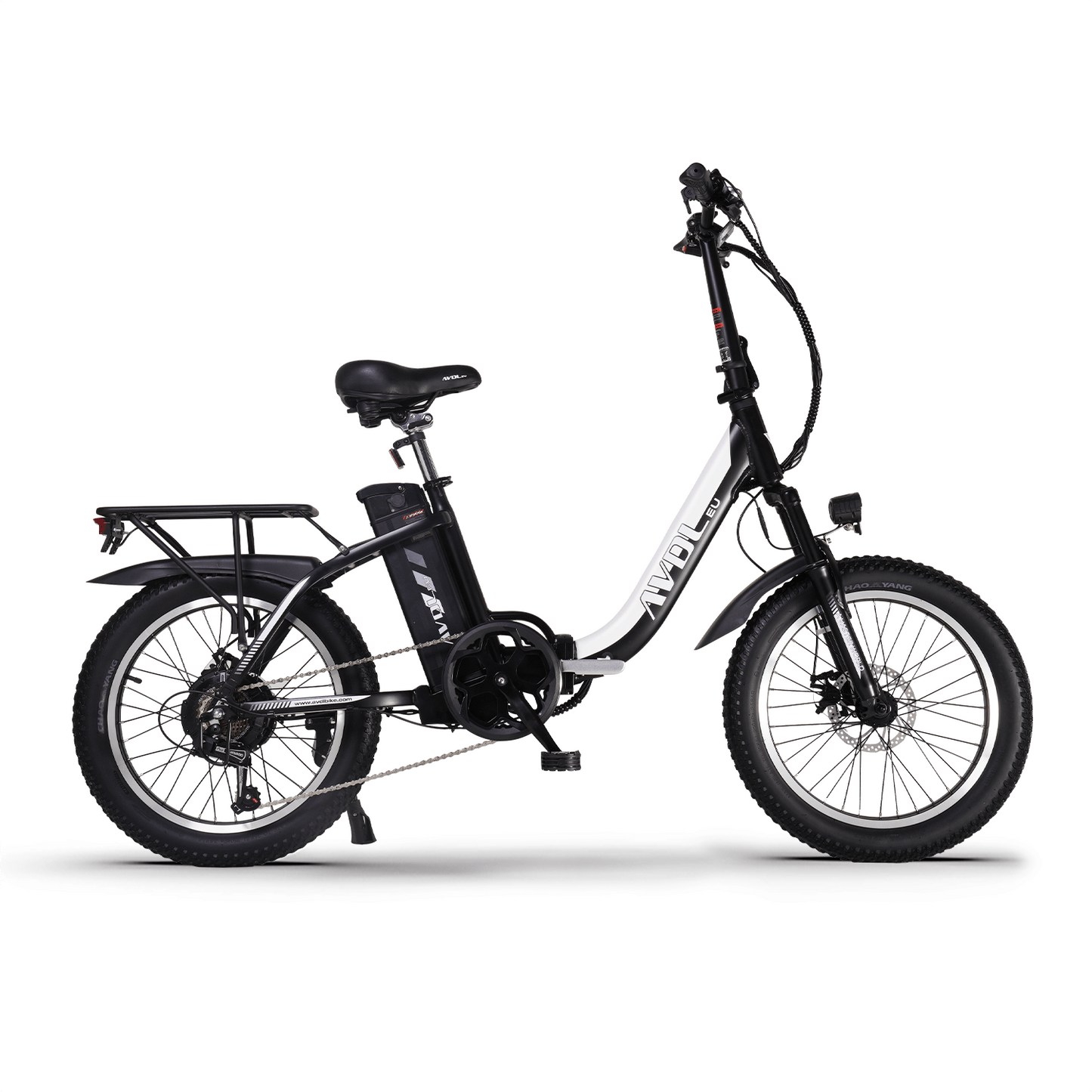 AVDLEU foldable electric bike - 20" off - road E - bike with 3.0 Fat tire, 250W Large battery 14.25Ah/48V, SHIMANO 7 - Speed - #AVDLEU#