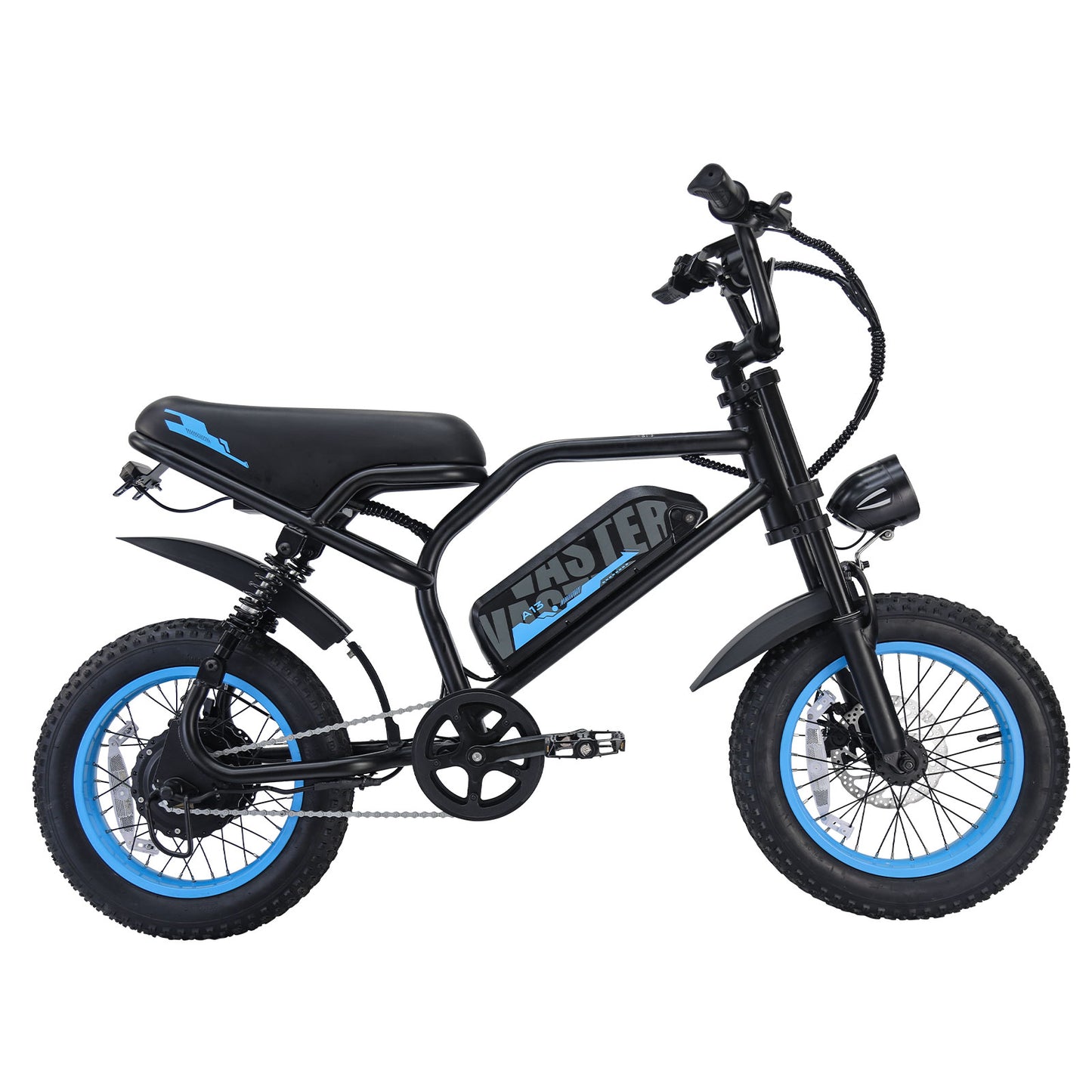 Electric Bike for Teenager 22 mph Ebike 20-45 Miles PAS Range, 36V12.8 Ah, 460Wh Larger Battery, 16'' Fat Tire Electric Bike|AVDLBIKE A13