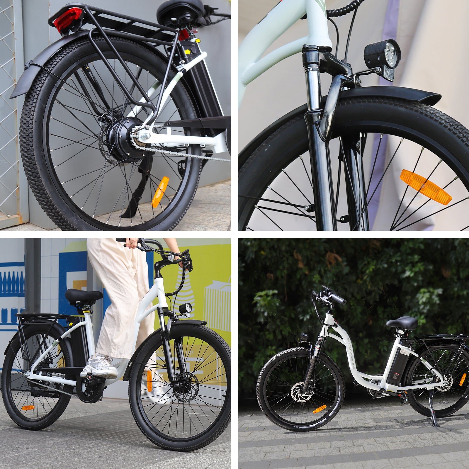 AVDL BIKE A30 Velo Electrique 20" - Fat Bike Tout Terrain - Moteur 250W - 25km/h - Batterie 48V 14.25Ah - Autonomie 60 - 120km - Noir - #AVDLEU#