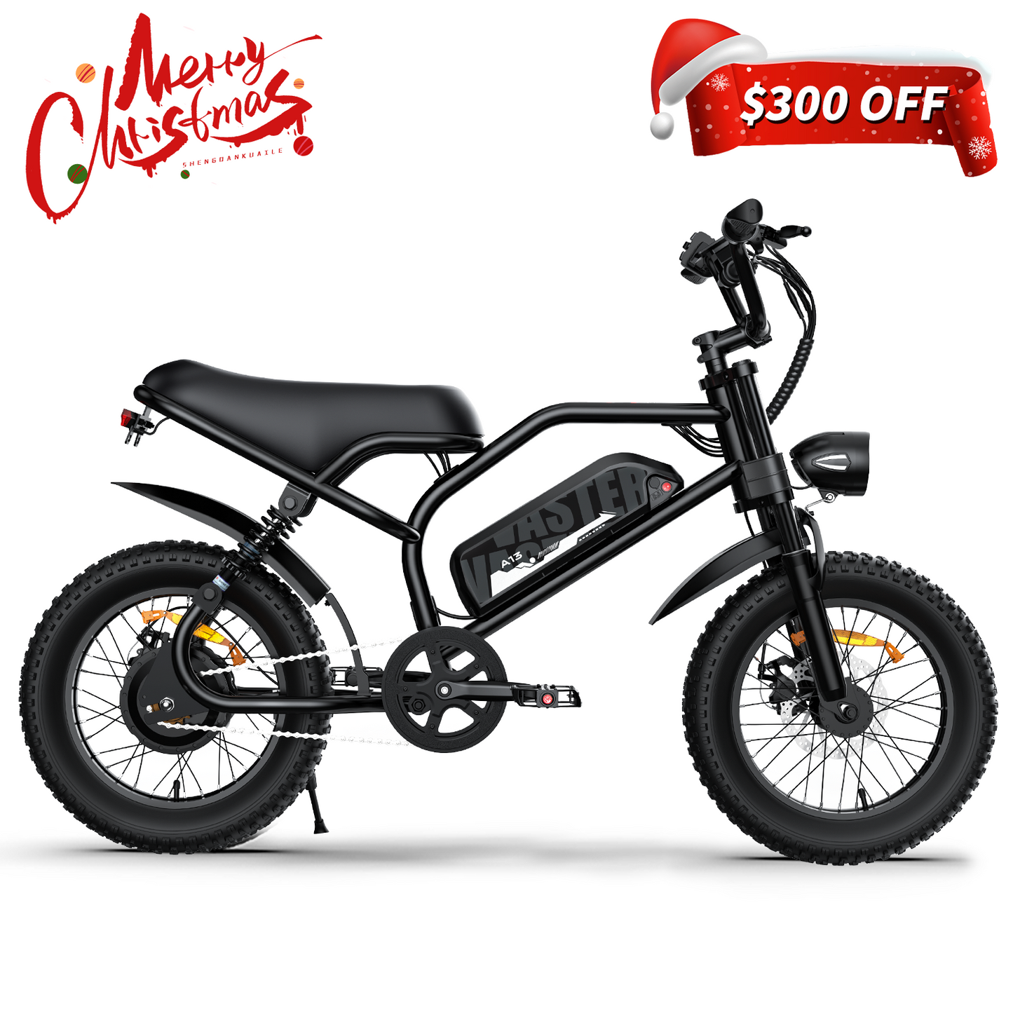 Electric Bike for Teenager 22 mph Ebike 20-45 Miles PAS Range, 36V12.8 Ah, 460Wh Larger Battery, 16'' Fat Tire Electric Bike|AVDLBIKE A13