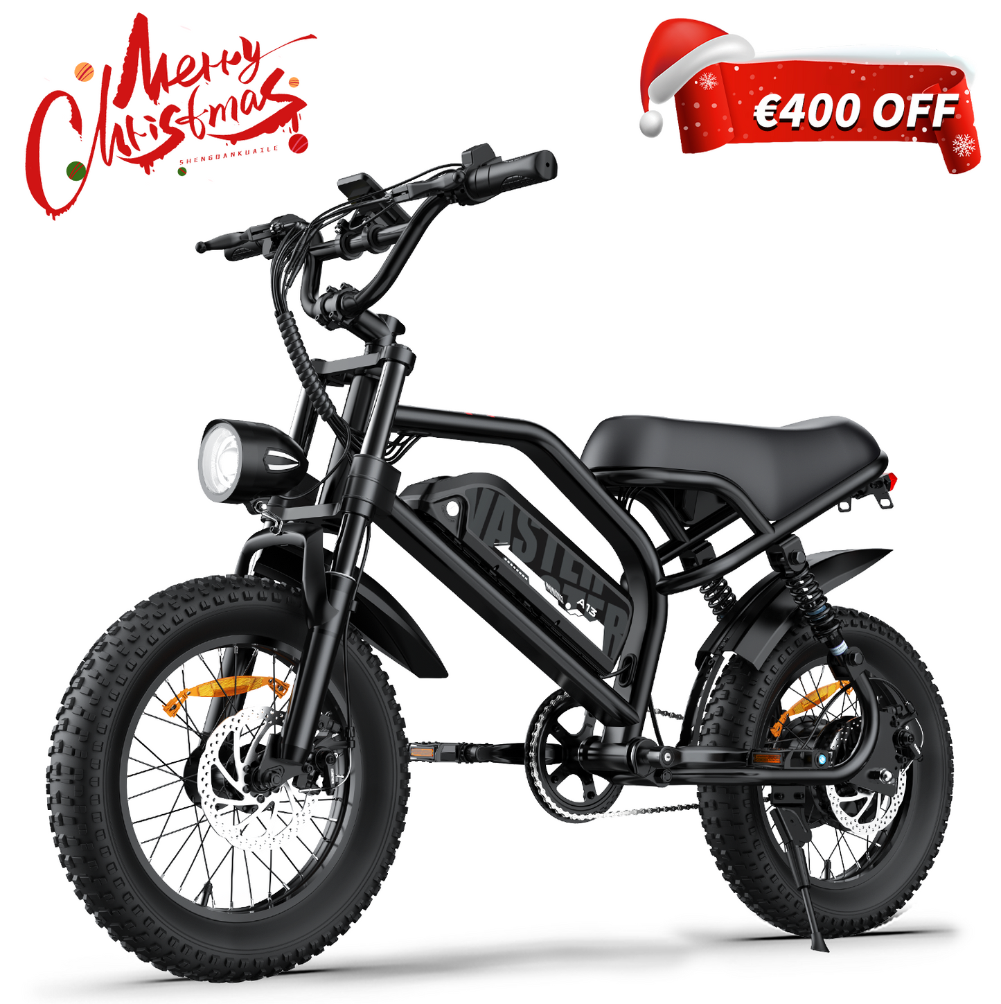 Electric Bike for Teenager 22 mph Ebike ,16'' Fat Tire Electric Bike, 20-45 Miles PAS Range, 36V12.8 Ah, 460Wh Larger Battery | AVDLBIKE A13