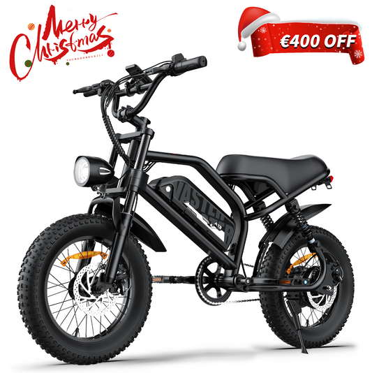 Electric Bike for Teenager 22 mph Ebike ,16'' Fat Tire Electric Bike, 20-45 Miles PAS Range, 36V12.8 Ah, 460Wh Larger Battery | AVDLBIKE A13