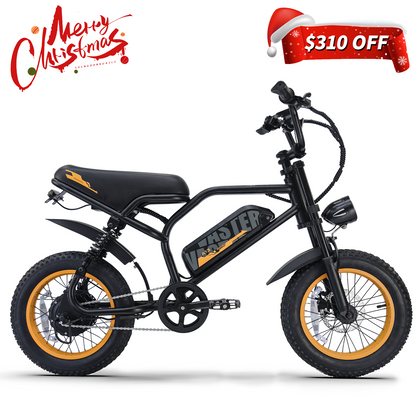 Electric Bike for Teenager 22 mph Ebike 20-45 Miles PAS Range, 36V12.8 Ah, 460Wh Larger Battery, 16'' Fat Tire Electric Bike|AVDLBIKE A13