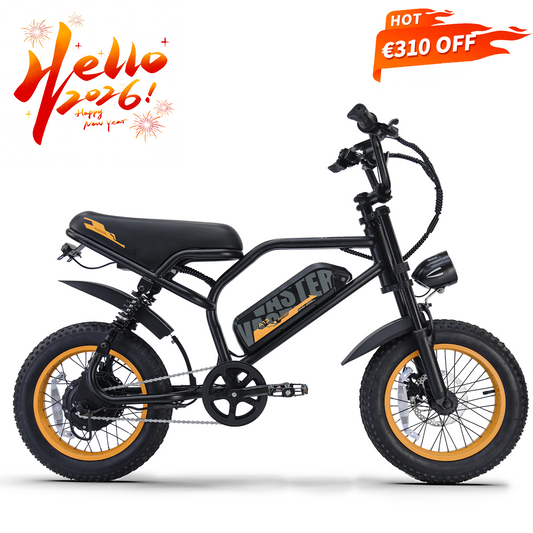 Electric Bike for Teenager 22 mph Ebike 20-45 Miles PAS Range, 36V12.8 Ah, 460Wh Larger Battery, 16'' Fat Tire Electric Bike|AVDLBIKE A13