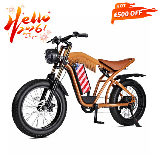 Electric Mountain Bike For Adults electric Fat Tire Ebike Aluminum 32 MPH Full Suspension Off-Road Ebike | AVDLBIKE A51