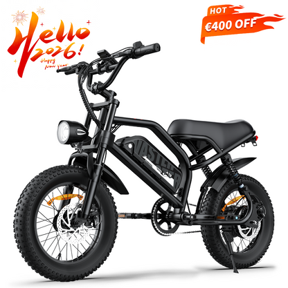 Electric Bike for Teenager 25km/h Ebike, 16'' Fat Tire Electric Bike, 40-50 Km PAS Range, 460Wh Larger Battery | AVDLBIKE A13