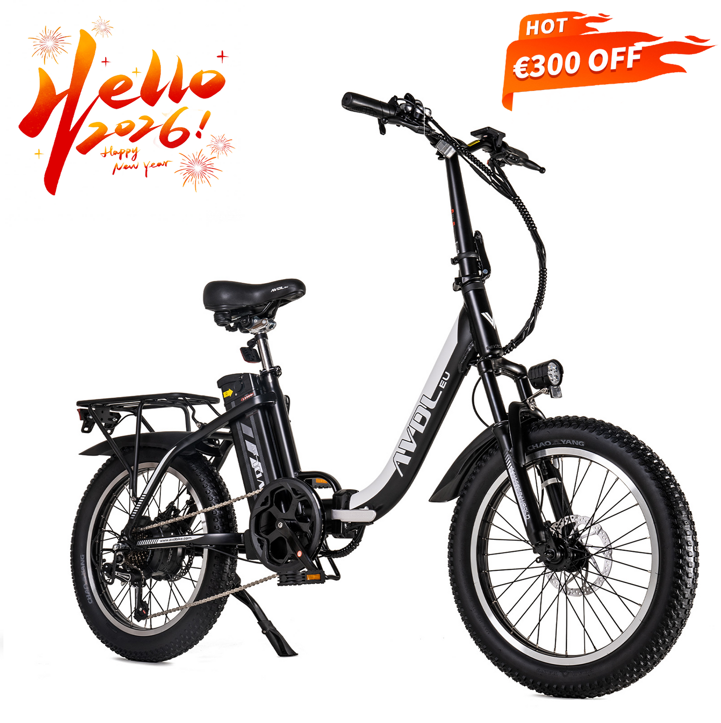 Best Ebikes for Adults 20" Tire Foldable Electric Bike With 460Wh Battery Up To 80km | AVDLBIKE A21S