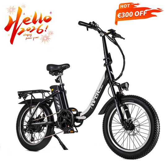 Best Ebikes for Adults 20" Tire Foldable Electric Bike With 460Wh Battery Up To 80km | AVDLBIKE A21S