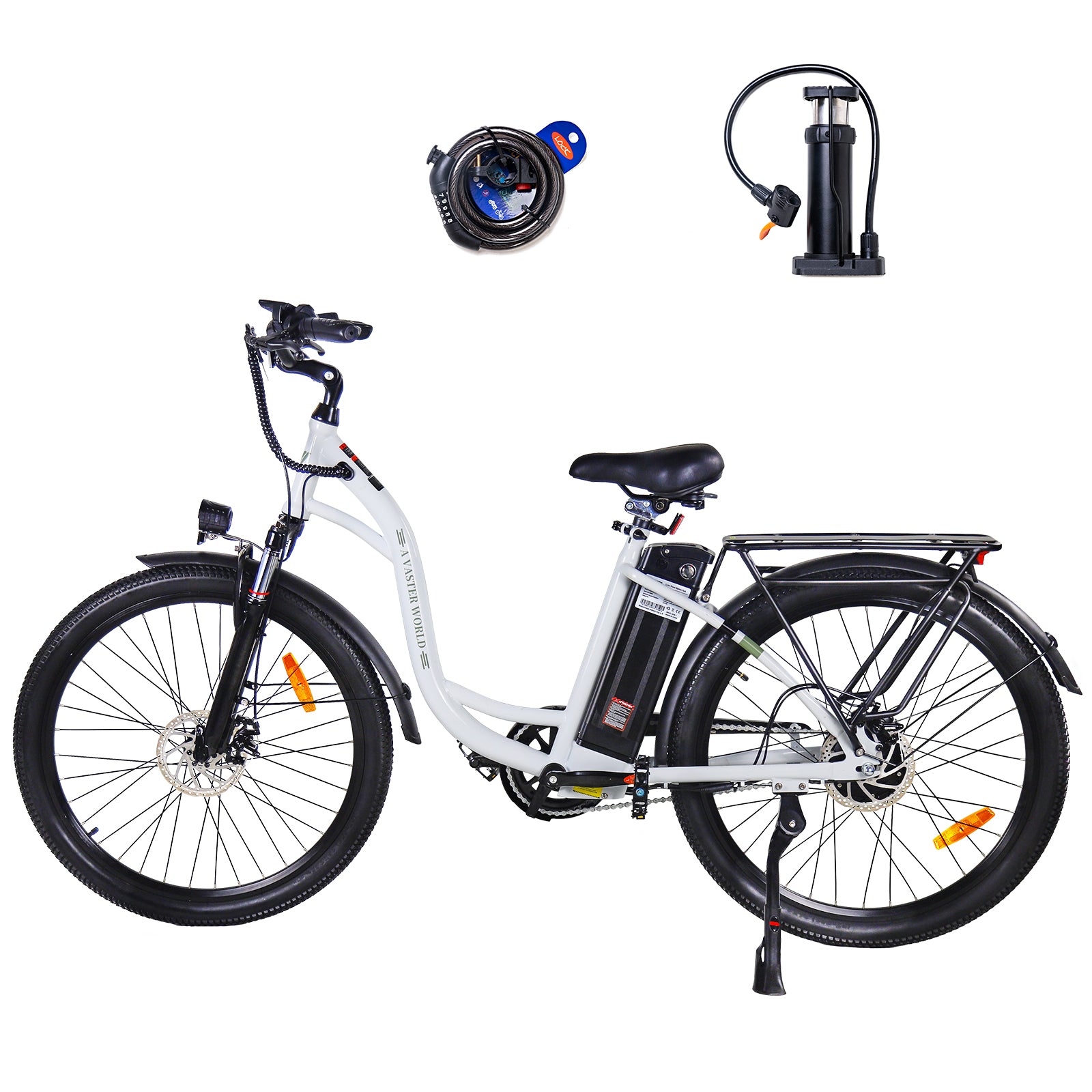 AVDL BIKE A30 Velo Electrique 20" - Fat Bike Tout Terrain - Moteur 250W - 25km/h - Batterie 48V 14.25Ah - Autonomie 60 - 120km - Noir - #AVDLEU#