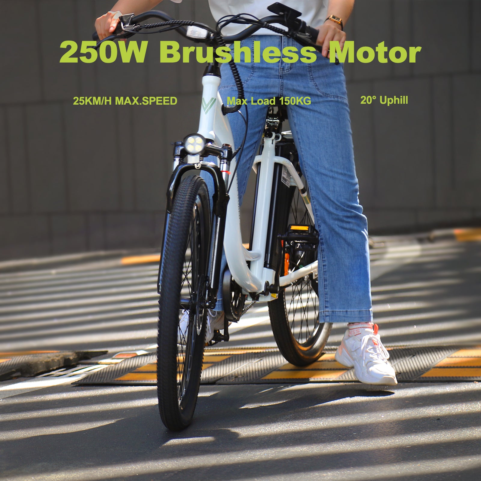 AVDL BIKE A30 Velo Electrique 20" - Fat Bike Tout Terrain - Moteur 250W - 25km/h - Batterie 48V 14.25Ah - Autonomie 60 - 120km - Noir - #AVDLEU#