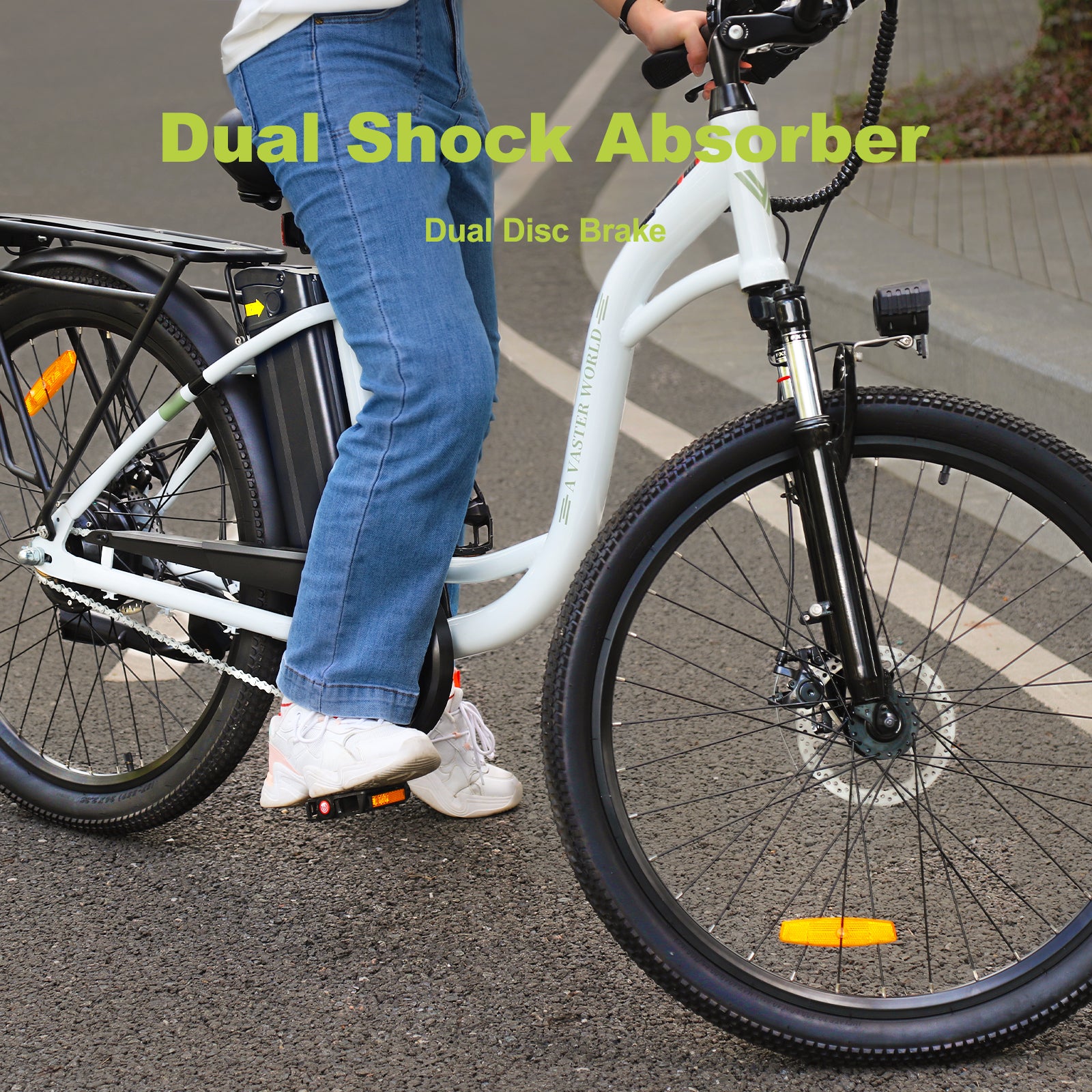 AVDL BIKE A30 Velo Electrique 20" - Fat Bike Tout Terrain - Moteur 250W - 25km/h - Batterie 48V 14.25Ah - Autonomie 60 - 120km - Noir - #AVDLEU#