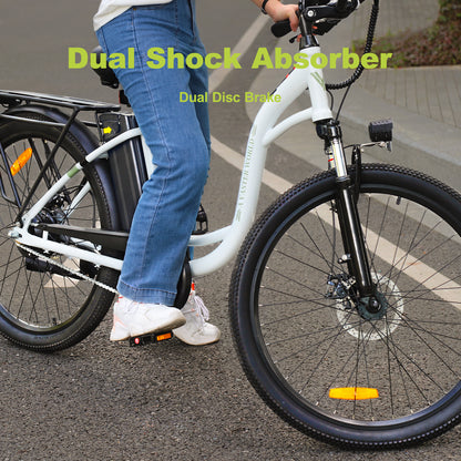 AVDL BIKE A30 Velo Electrique 20" - Fat Bike Tout Terrain - Moteur 250W - 25km/h - Batterie 48V 14.25Ah - Autonomie 60 - 120km - Noir - #AVDLEU#