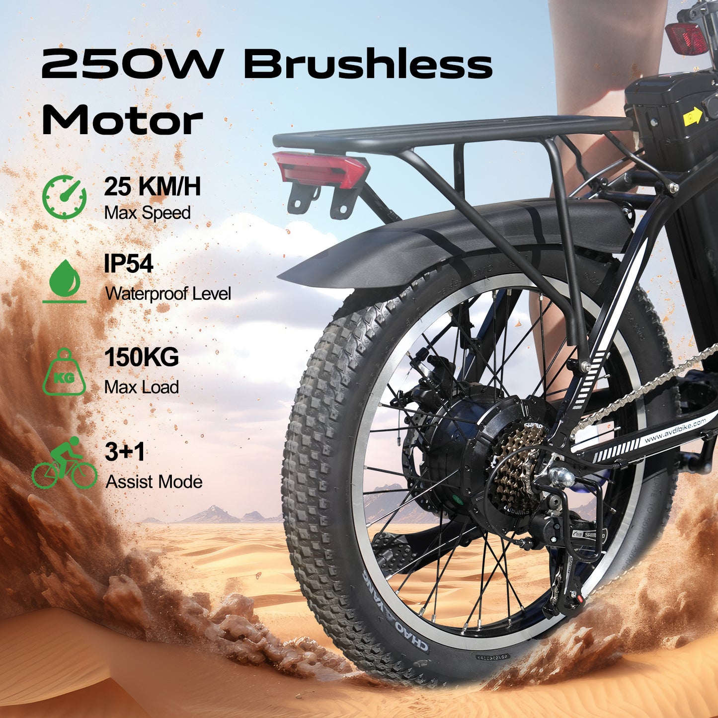 Best Foldable Ebikes for Adults 20 Inch Tire Electric Bike Green | AVDL A21