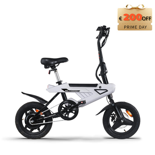 AVDLBIKE A02 14" Mini Foldable Electric Bike – 250W Motor, 36V 6.4Ah, 25 Km/h