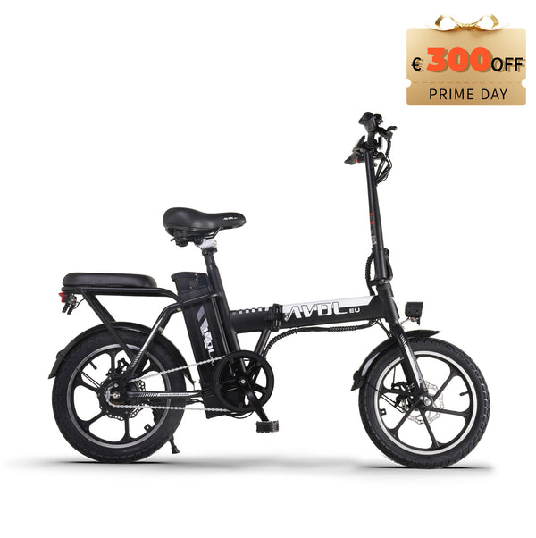 AVDLBIKE A10 16 Inch Foldable Electric Bike – 250W, 36V 11.4Ah, 25 km/h