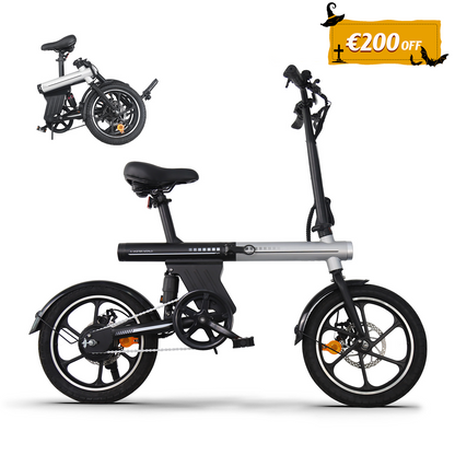 E-Bike Faltbar für Erwachsene 16" Elektrofahrrad Urban Bike 15-25km Modus ASSIST | A11