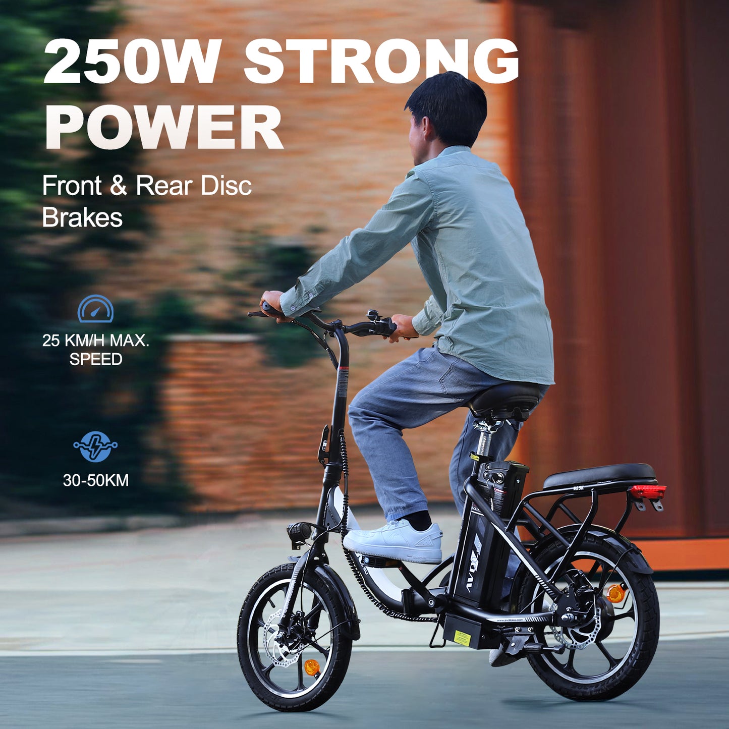 Foldable Electric Bike for Adults Urban Bikes Electric | AVDL A12