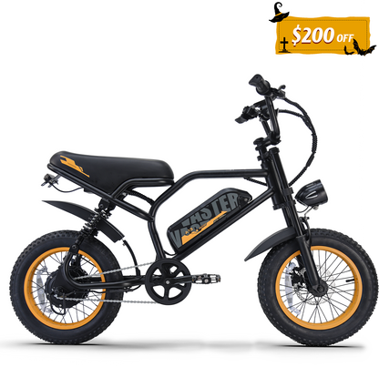 Electric Bike for Teenager 22 mph Ebike 20-45 Miles PAS Range, 36V12.8 Ah, 460Wh Larger Battery, 16'' Fat Tire Electric Bike|AVDLBIKE A13