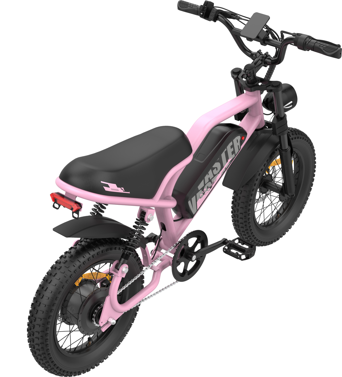 Electric Bike for Teenager 20 mph Ebike ,16'' Fat Tire Electric Bike, 20-45 Miles PAS Range, 36V12.8 Ah, 460Wh Larger Battery | A13 Pink