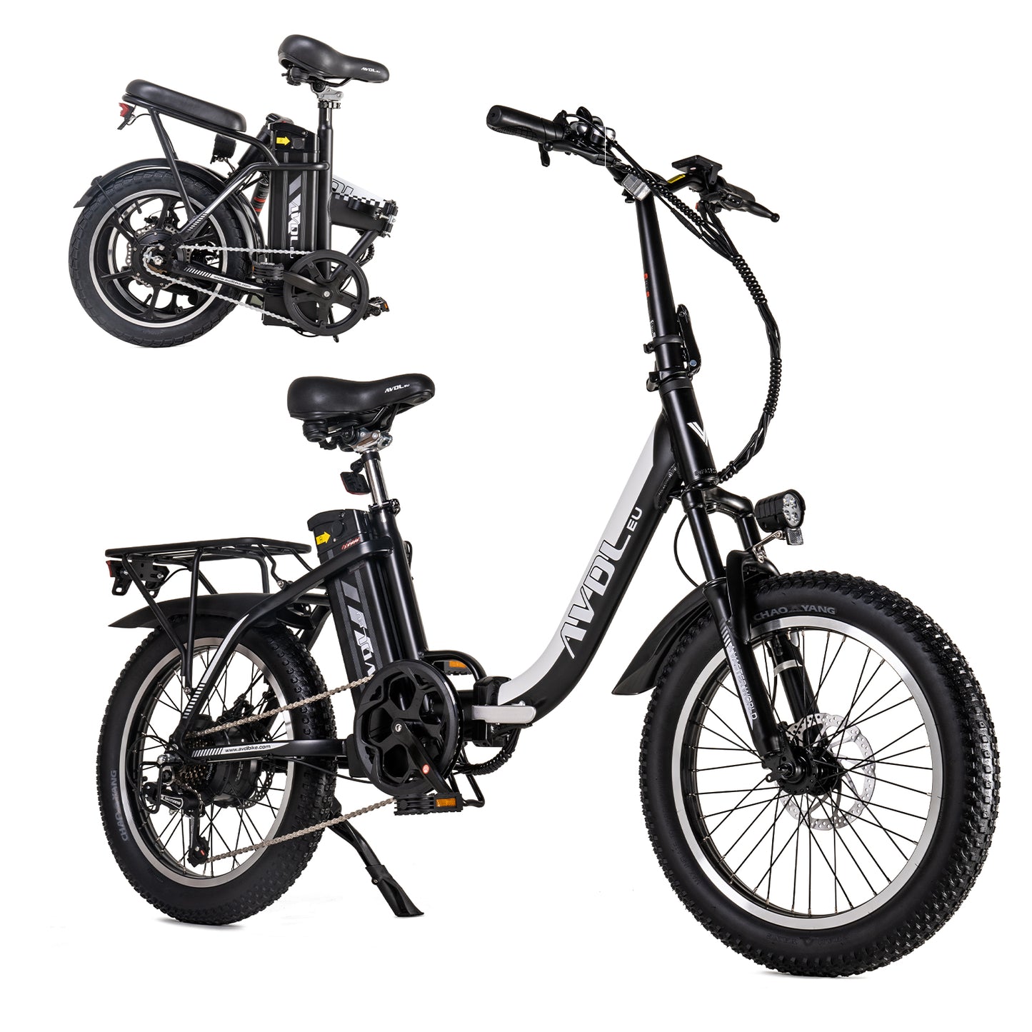 Best Ebikes for Adults 20" Tire Foldable Electric Bike With 460Wh Battery Up To 80km | AVDLBIKE A21