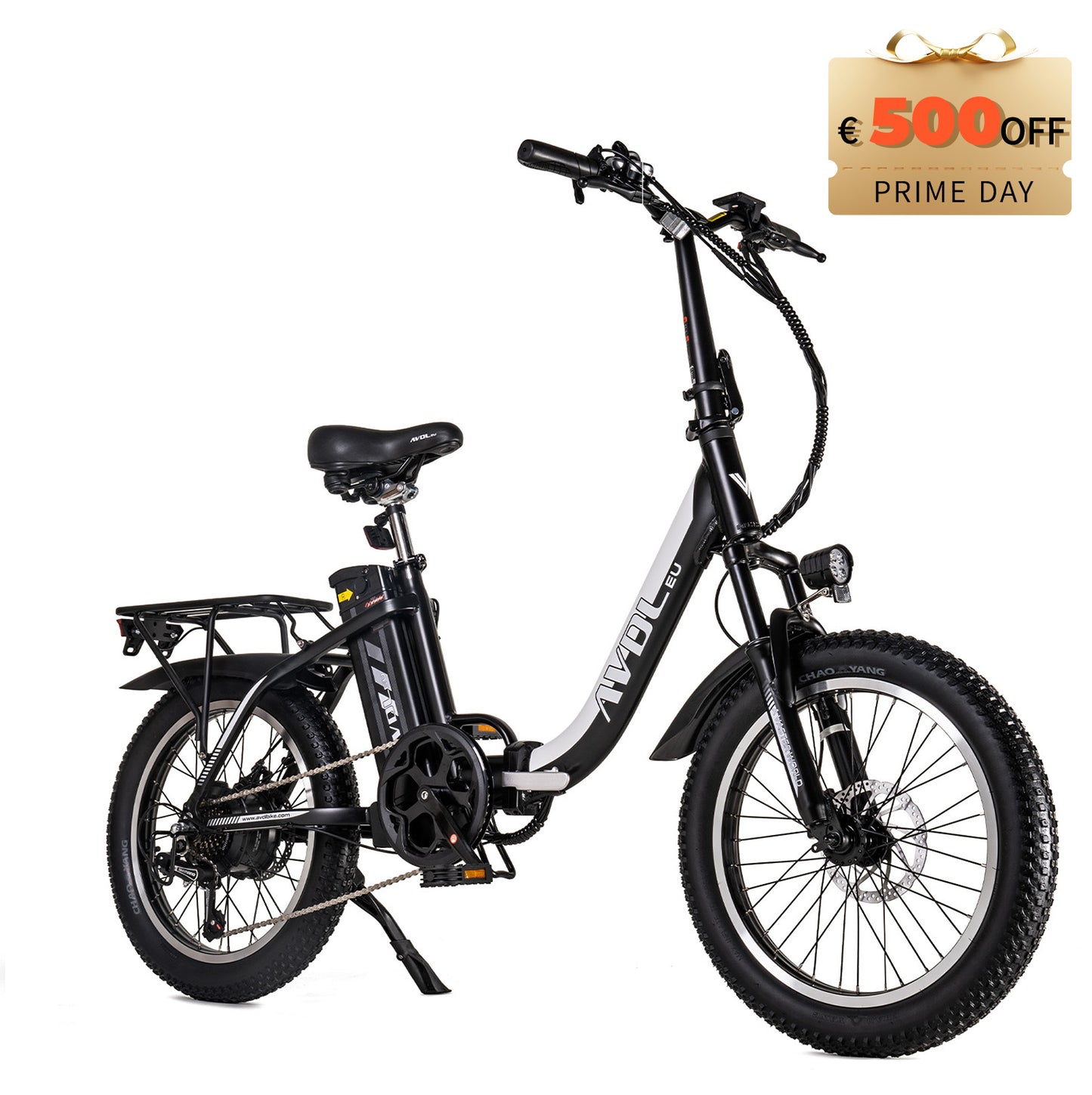 AVDLBIKE A21S Foldable Electric Bike | 20" Fat Tire | 460Wh | Up to 80km