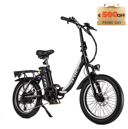 AVDLBIKE A21S Foldable Electric Bike | 20" Fat Tire | 460Wh | Up to 80km