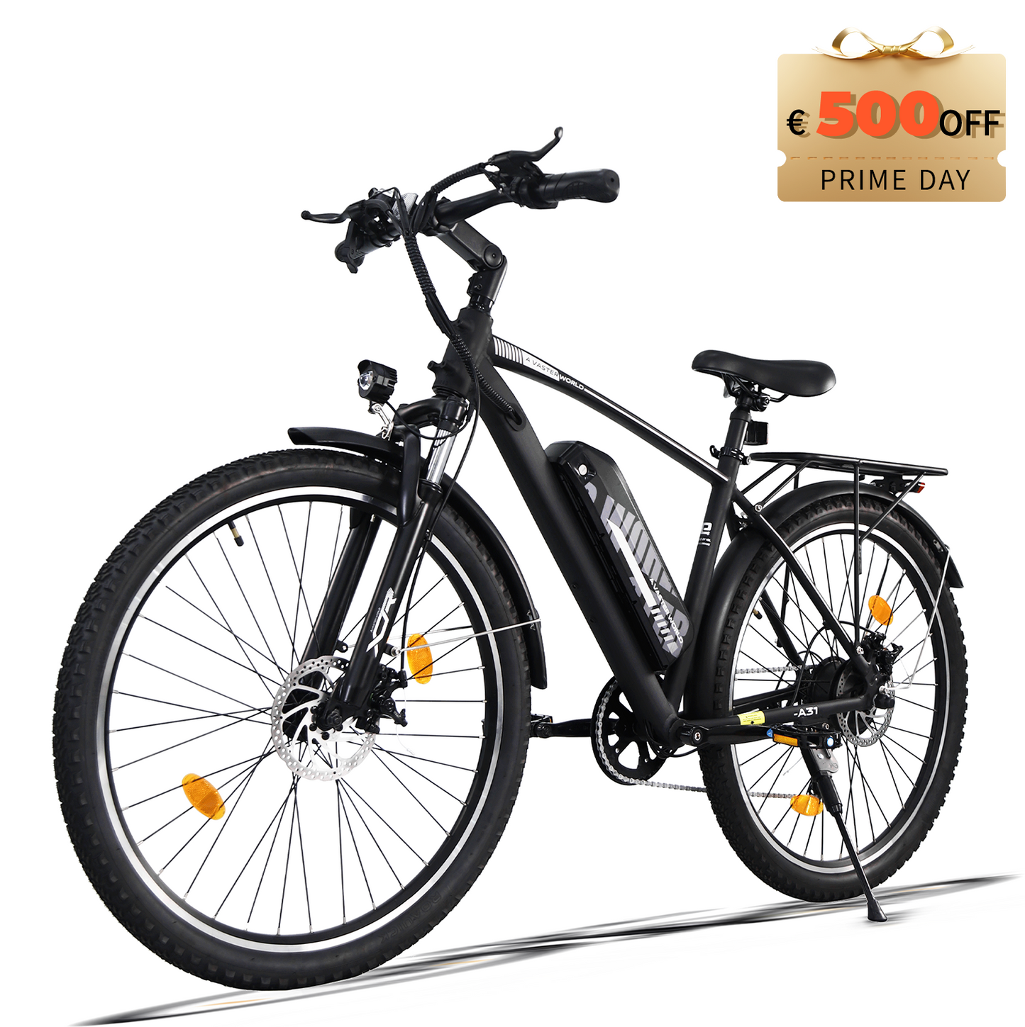 AVDLBIKE A31 27.5" Electric City Bike for Adults – 250W, 36V 12.8Ah, 25 km/h