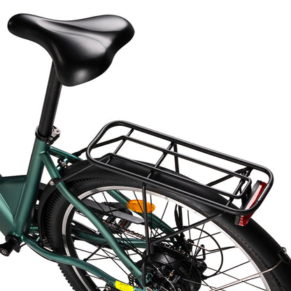 26" Electric Bike for Adults, Electric Ebike with SHIMANO 7-Speed, Low-step-through Electric Bicycles ,Assisted up to 70km Green | A32