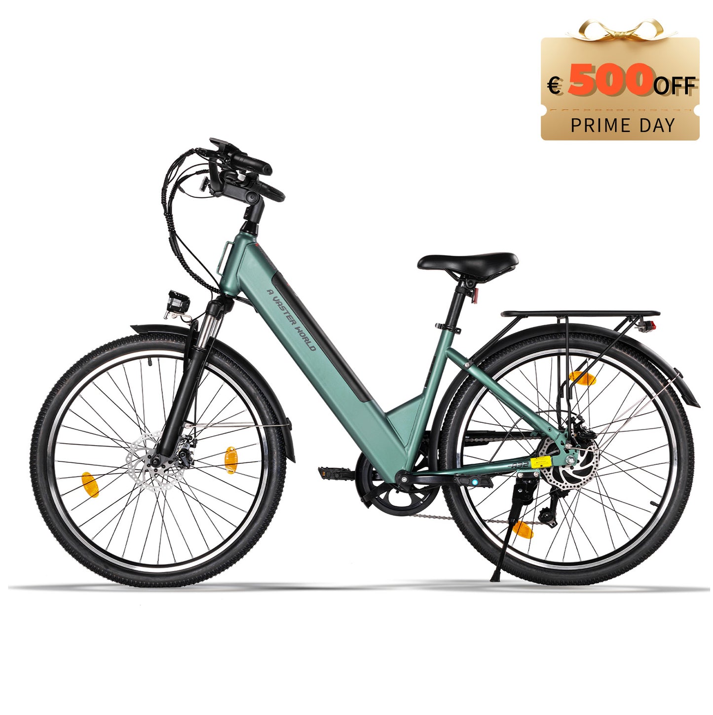 AVDLBIKE A32 26" City Electric Bike for Adults – 250W, Shimano 7-Speed, 60–70 km