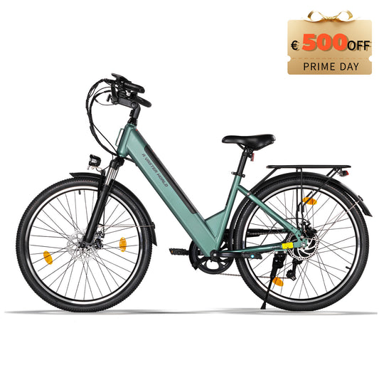 AVDLBIKE A32 26" City Electric Bike for Adults – 250W, Shimano 7-Speed, 60–70 km