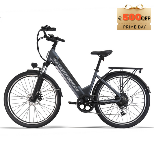 AVDLBIKE A32 26" City Electric Bike for Adults – Shimano 7-Speed, 48V, 60–70 km