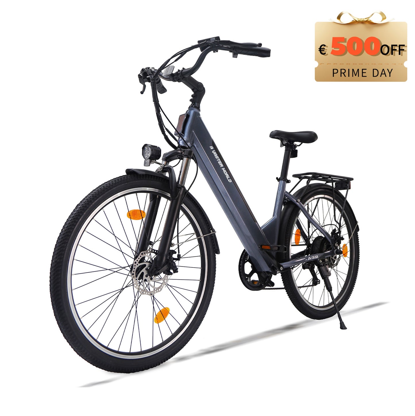 AVDLBIKE A32 26" City Electric Bike for Adults – 250W, Shimano 7-Speed, 60–70 km