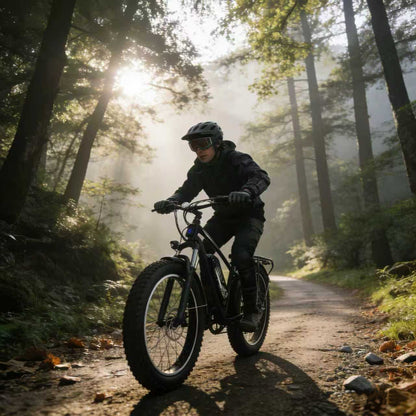 Mountain Bike with 26x4 Inch Fat Tire, Ebike 48V 15.6Ah Battery Up to 70KM, 250W Motor Max. 25km/h | AVDLBIKE A35