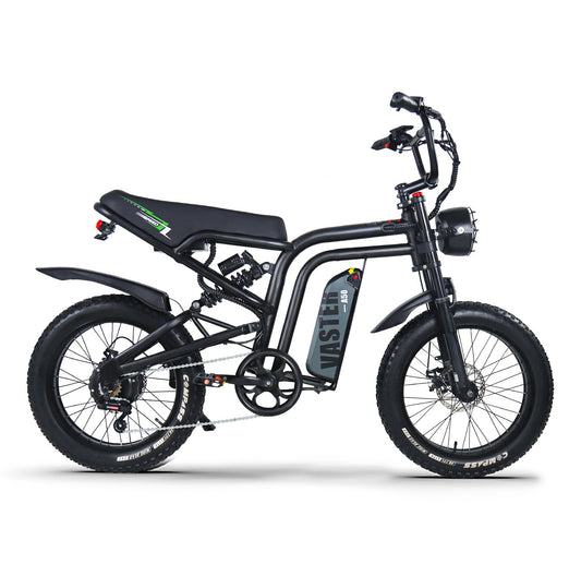 AVDL BIKE A50 Velo Electrique 20" - Fat Bike Tout Terrain - Moteur 250W - 25km/h - Batterie 48V 14.25Ah - Autonomie 60 - 120km - Noir - #AVDLEU#