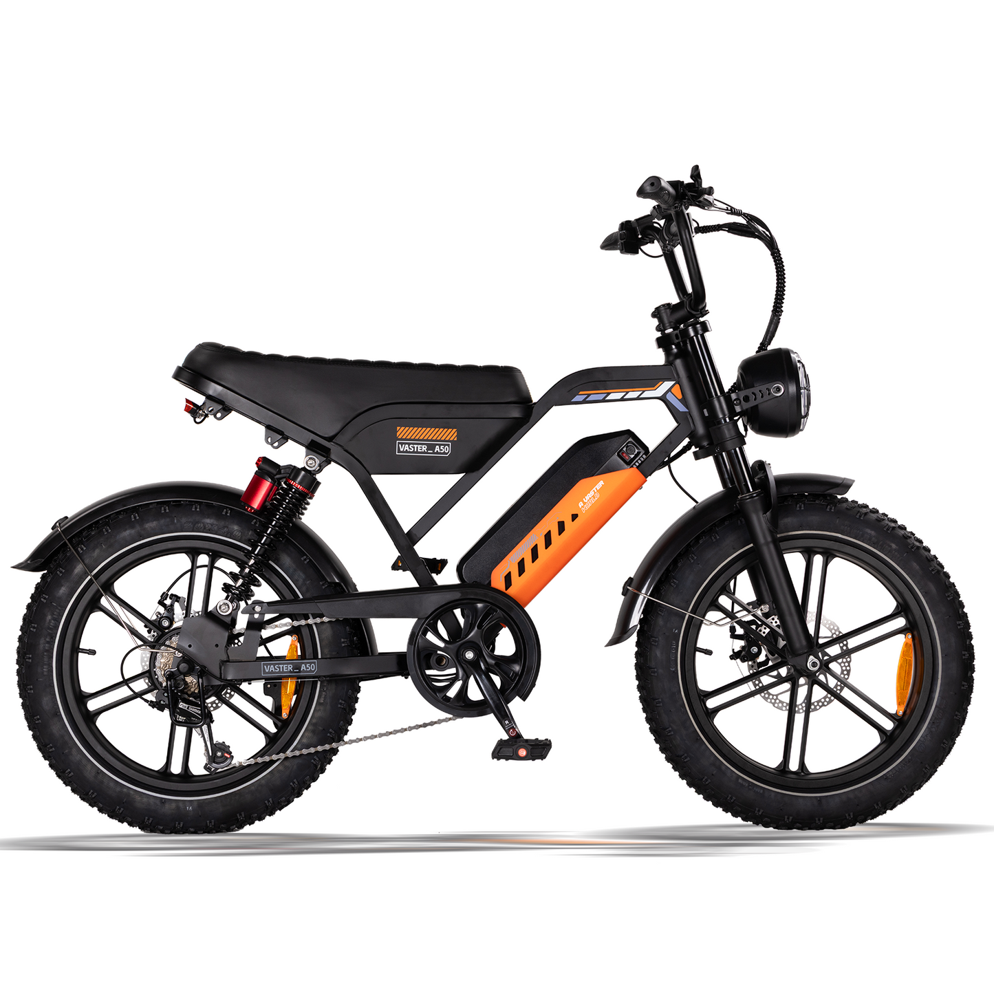 Adults Off-Road Ebike Electric Mountain Bike Black Fat E Bike| A50