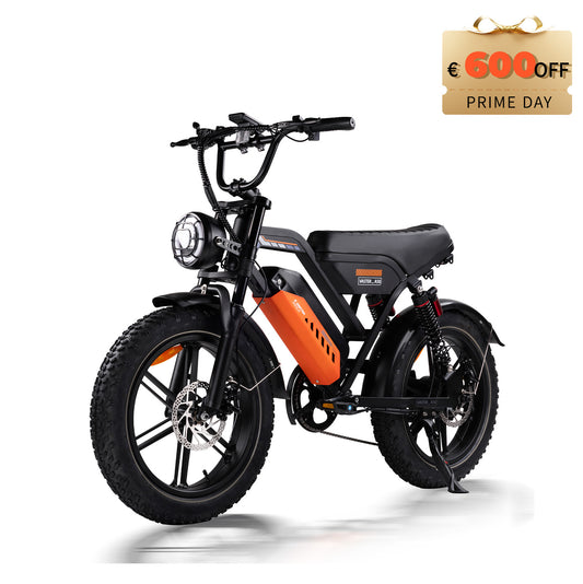 AVDLBIKE A50 Off-Road Electric Bike | 20" x 4" Fat Tire | 250W | 48V 15.6Ah | 70KM Range