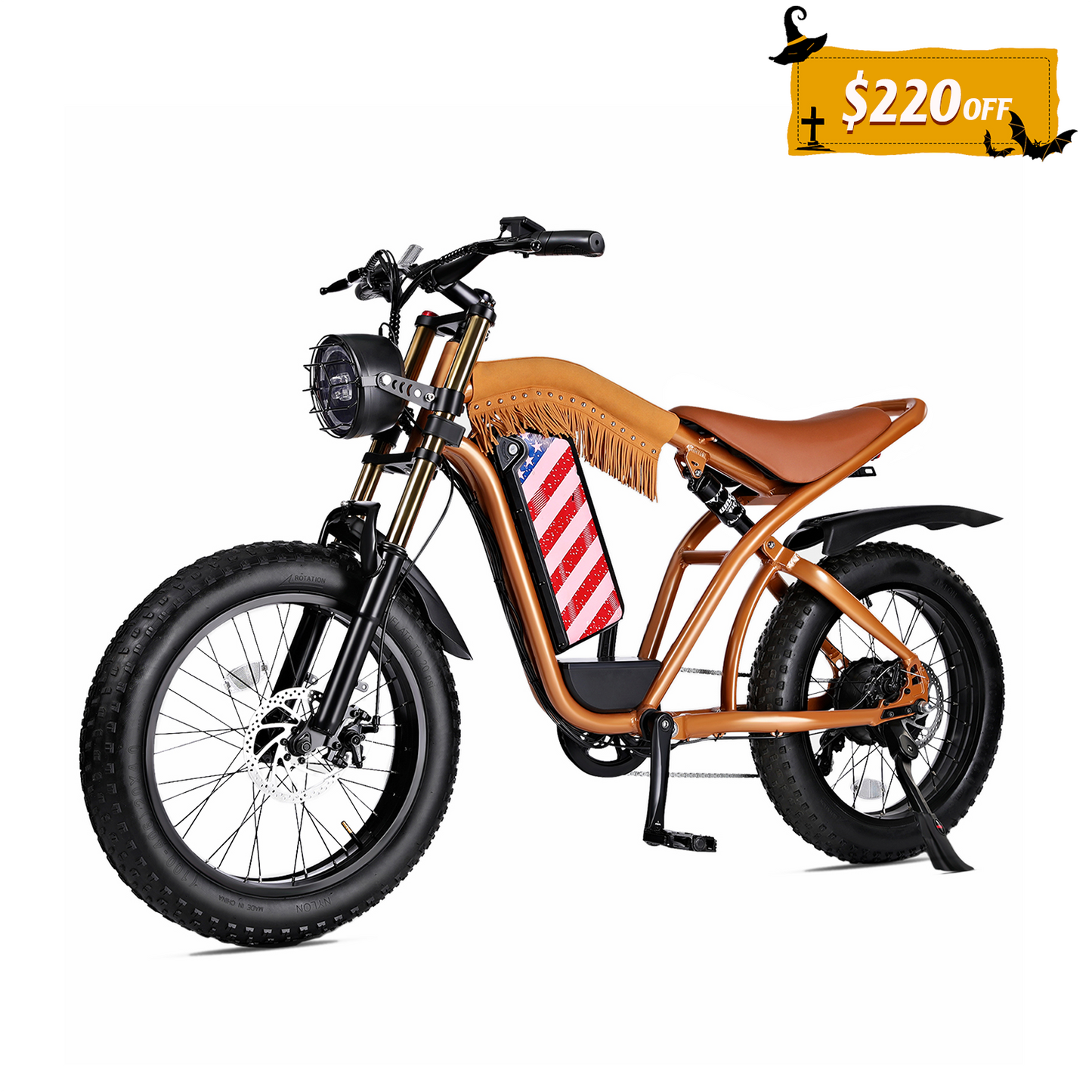 Electric Mountain Bike For Adults electric Fat Tire Ebike Aluminum 32 MPH Full Suspension Off-Road Ebike | AVDLBIKE A51