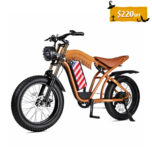 Electric Mountain Bike For Adults electric Fat Tire Ebike Aluminum 32 MPH Full Suspension Off-Road Ebike | AVDLBIKE A51