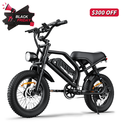 Electric Bike for Teenager 22 mph Ebike ,16'' Fat Tire Electric Bike, 20-45 Miles PAS Range, 36V12.8 Ah, 460Wh Larger Battery | A13